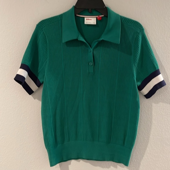 Wilson Essex polo (current style) in outside green - Picture 12 of 15